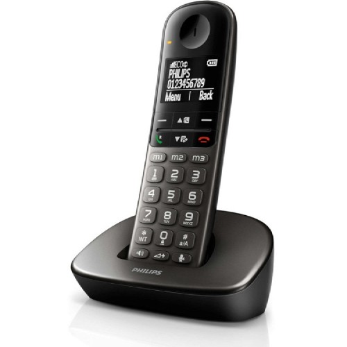 CORDLESS PHONES  XL4901DS/GRS BLACK ΜΕ ΑΝΟΙΧΤΗ ΑΚΡΟΑΣΗ & ΜΕΓΑΛΑ ΠΛΗΚΤΡΑ